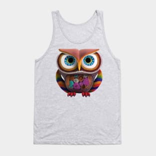 Owl alebrije, AI art Tank Top